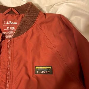 NWT LL Bean Women’s 3-Season fleece lined bomber jacket